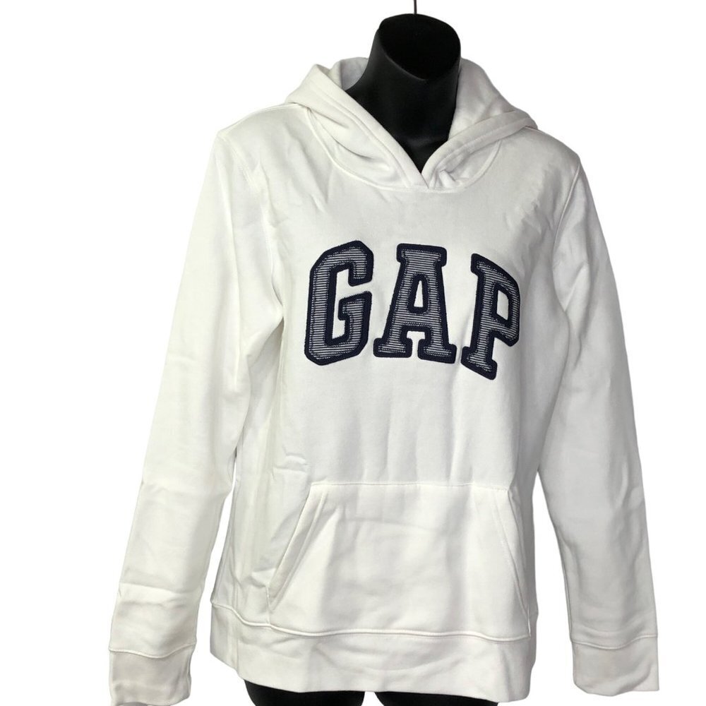 GAP PULL OVER LOGO HOODED SWEATSHIRTS MD NEW WITH TAG